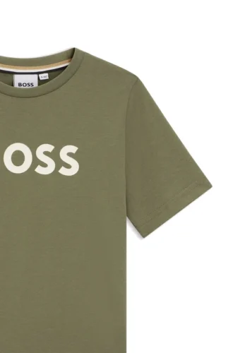 Kinder-T-Shirt aus Baumwolljersey mit Logo-Print