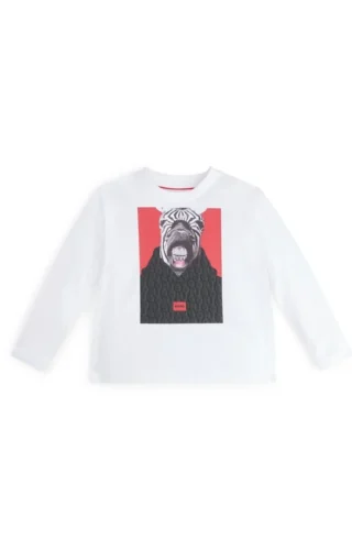 Kinder-T-Shirt aus Baumwollmischung mit saisonalen Motiven