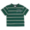Kinder-T-Shirt aus gestreifter Baumwolle mit Logo im College-Stil