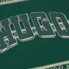 Kinder-T-Shirt aus gestreifter Baumwolle mit Logo im College-Stil