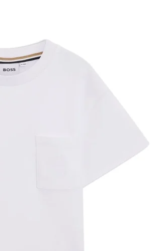Kinder-T-Shirt aus Interlock-Baumwolle mit Double-B-Monogramm