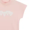 Kinder-T-Shirt-Kleid aus Baumwolle mit Logo-Motiv Kinder-T-Shirt-Kleid aus Baumwolle mit Logo-Motiv