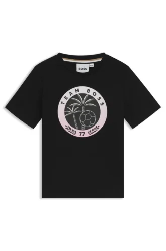 Kinder-T-Shirt mit Druckmotiv aus Baumwolle