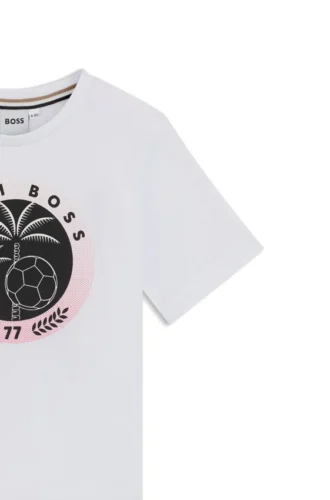 Kinder-T-Shirt mit Druckmotiv aus Baumwolle