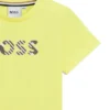 Kinder-T-Shirt mit geprägtem Logo aus Baumwolljersey