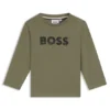 Kinder-T-Shirt mit Logo-Motiv aus Baumwolljersey