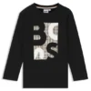 Kinder-T-Shirt mit Logo-Motiv aus Baumwolljersey