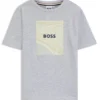 Kinder-T-Shirt mit Logo-Motiv aus Baumwolljersey