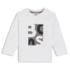 Kinder-T-Shirt mit Logo-Motiv aus Baumwolljersey