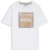 Kinder-T-Shirt mit Logo-Motiv aus Baumwolljersey
