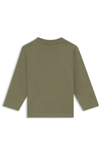 Kinder-T-Shirt mit Logo-Motiv aus Baumwolljersey