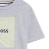 Kinder-T-Shirt mit Logo-Motiv aus Baumwolljersey