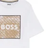 Kinder-T-Shirt mit Logo-Motiv aus Baumwolljersey