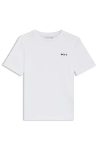 Kinder-T-Shirt mit Logo-Print aus Baumwolljersey