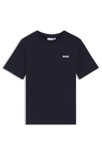 Kinder-T-Shirt mit Logo-Print aus Baumwolljersey