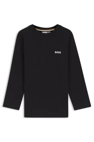 Kinder-T-Shirt mit Logo-Print aus Baumwolljersey