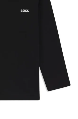 Kinder-T-Shirt mit Logo-Print aus Baumwolljersey