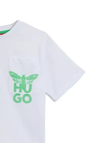 Kinder-T-Shirt mit Motten-Motiv aus Baumwolle