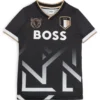 Kinder-T-Shirt mit V-Ausschnitt und Degradé-Motiv Kinder-T-Shirt mit V-Ausschnitt und Degradé-Motiv