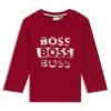 Kinder-T-Shirt mit wiederkehrendem Logo aus Baumwolljersey