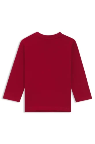 Kinder-T-Shirt mit wiederkehrendem Logo aus Baumwolljersey