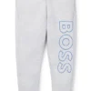 Kinder-Trainingshose mit vertikalem Logo-Print