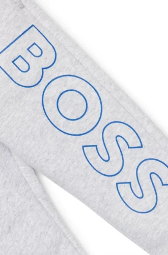 Kinder-Trainingshose mit vertikalem Logo-Print