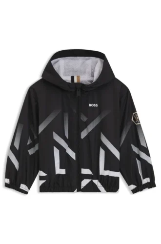 Kinder-Windjacke mit Degradé-Motiv