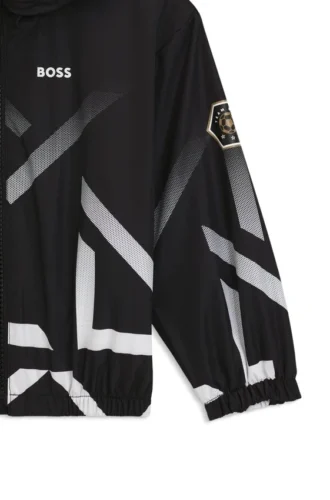 Kinder-Windjacke mit Degradé-Motiv