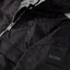 Kinder-Windjacke mit Kapuze und Monogramm-Muster Kinder-Windjacke mit Kapuze und Monogramm-Muster