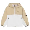 Kinder-Windjacke mit Logo-Detail und Colour-Blocking