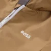 Kinder-Windjacke mit Logo-Print und wasserabweisender Beschichtung Kinder-Windjacke mit Logo-Print und wasserabweisender Beschichtung
