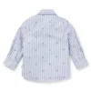 Kinderhemd aus gestreifter Baumwolle mit Double-B-Monogrammen Kinderhemd aus gestreifter Baumwolle mit Double-B-Monogrammen