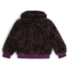 Kinderjacke aus Kunstfell mit Leopardenmuster