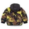 Kinderjacke mit Camouflage-Akzenten aus Sherpa Kinderjacke mit Camouflage-Akzenten aus Sherpa