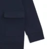 Kinderjacke mit gesticktem Logo und Reißverschluss vorne Kinderjacke mit gesticktem Logo und Reißverschluss vorne