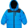 Kinderjacke mit Kapuze und Logo-Details Kinderjacke mit Kapuze und Logo-Details