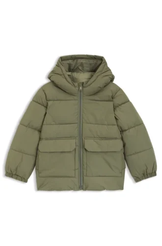 Kinderjacke mit Logo-Print