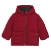 Kinderjacke mit Logo-Print und Watte