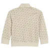 Kinderjacke mit Monogramm-Print und Reißverschluss vorne Kinderjacke mit Monogramm-Print und Reißverschluss vorne