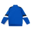 Kinderjacke mit Reißverschluss, Streifen und Logo-Details Kinderjacke mit Reißverschluss, Streifen und Logo-Details