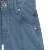 Kinderjeans aus blauem Baumwoll-Ripstop