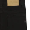 Kinderjeans aus schwarzem Stretch-Denim