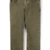 Kinderjeans in Regular-Fit aus grün getöntem Denim Kinderjeans in Regular-Fit aus grün getöntem Denim