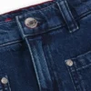 Kinderjeans in Relaxed-Fit aus blauem Stretch-Denim Kinderjeans in Relaxed-Fit aus blauem Stretch-Denim