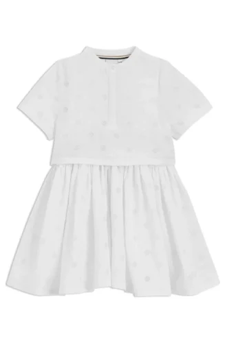 Kinderkleid mit Double-B-Monogrammen