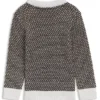 Kinderpullover aus dreifarbigem Baumwollstrick