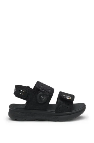 Kindersandalen aus Kunstleder und Mesh
