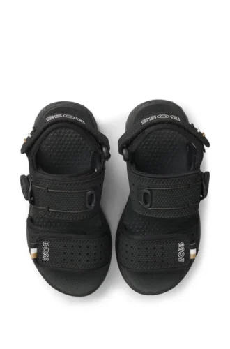 Kindersandalen aus Kunstleder und Mesh