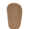 Kindersandalen aus Leder mit Kontrastlogo Kindersandalen aus Leder mit Kontrastlogo